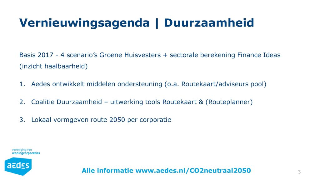 Welkom CO2 Neutraal In 2050 NANDA/MARLOU VOORAF: Checken Faciliteiten ...